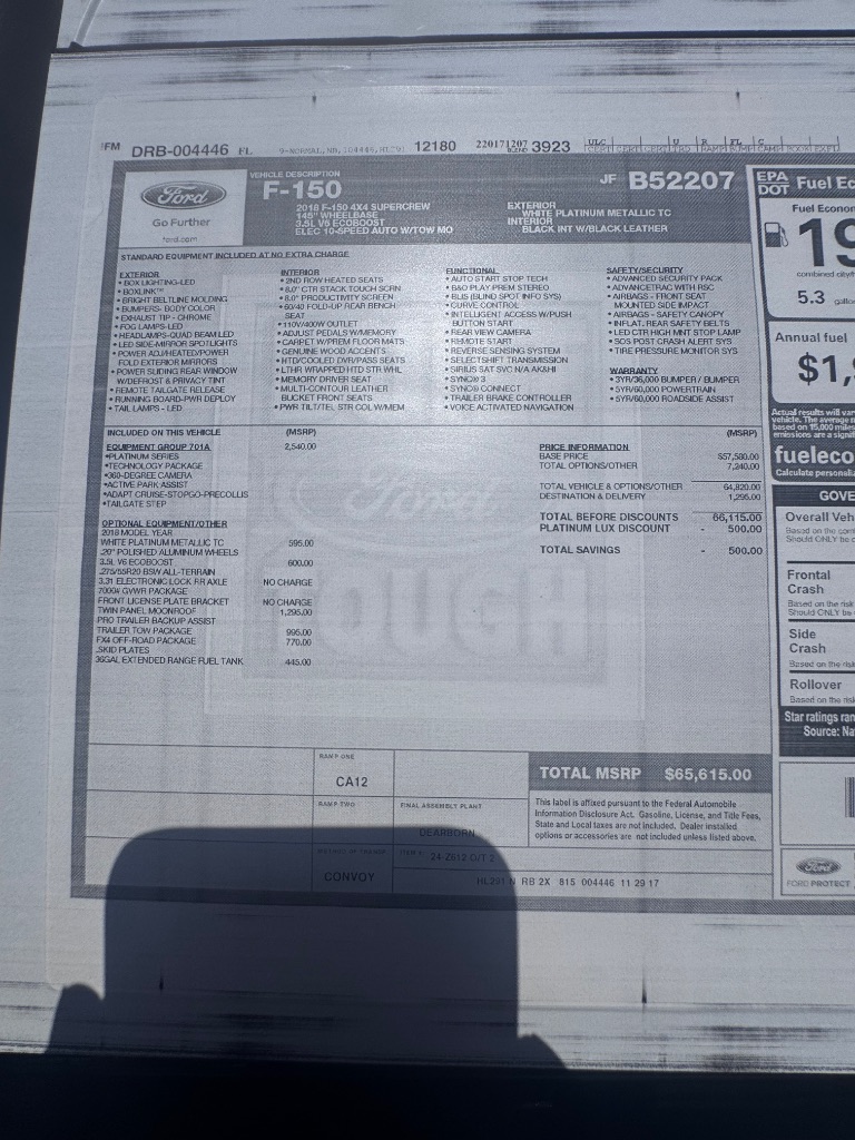 2018 Ford F-150 Platinum - Photo 6